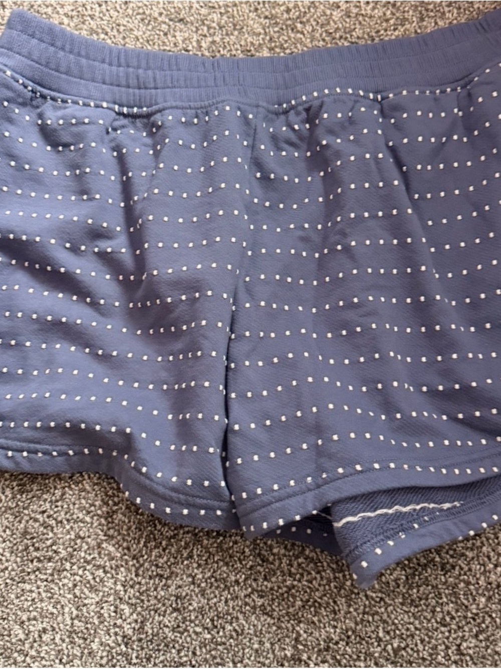 Aerie Women’s Soft Polka Dot Shorts - Blue